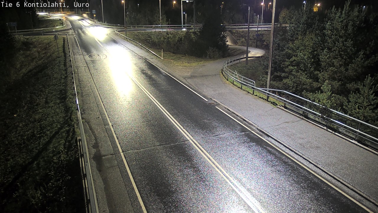 Weather Camera Image Road 6 Kontiolahti, Uuro, Kontiolahti, Pohjois-Karjala