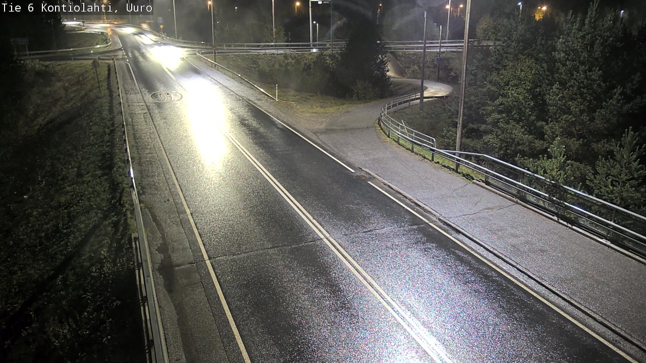 Weather Camera Image Road 6 Kontiolahti, Uuro, Kontiolahti, Pohjois-Karjala