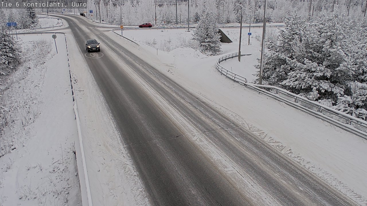 Weather Camera Image Väg 6 Kontiolax, Uuro, Kontiolahti, Pohjois-Karjala