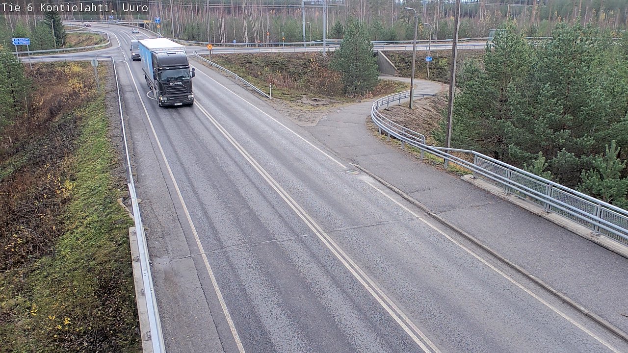 Kelikamerat Kuva Tie 6 Kontiolahti, Uuro, Kontiolahti, Pohjois-Karjala