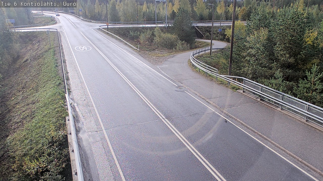 Weather Camera Image Road 6 Kontiolahti, Uuro, Kontiolahti, Pohjois-Karjala