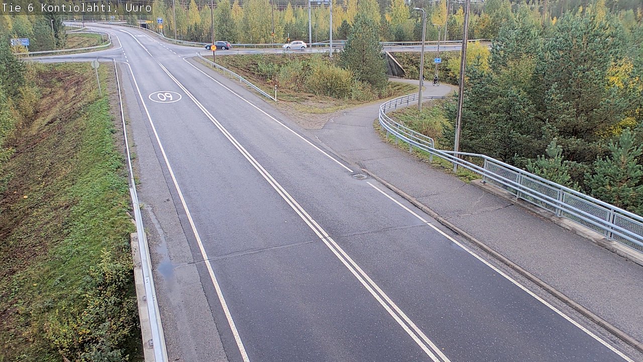 Weather Camera Image Road 6 Kontiolahti, Uuro, Kontiolahti, Pohjois-Karjala