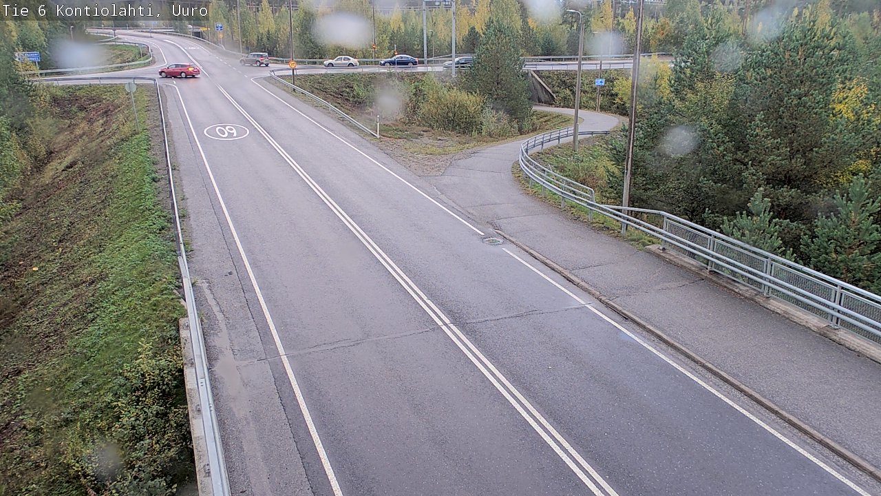 Weather Camera Image Road 6 Kontiolahti, Uuro, Kontiolahti, Pohjois-Karjala
