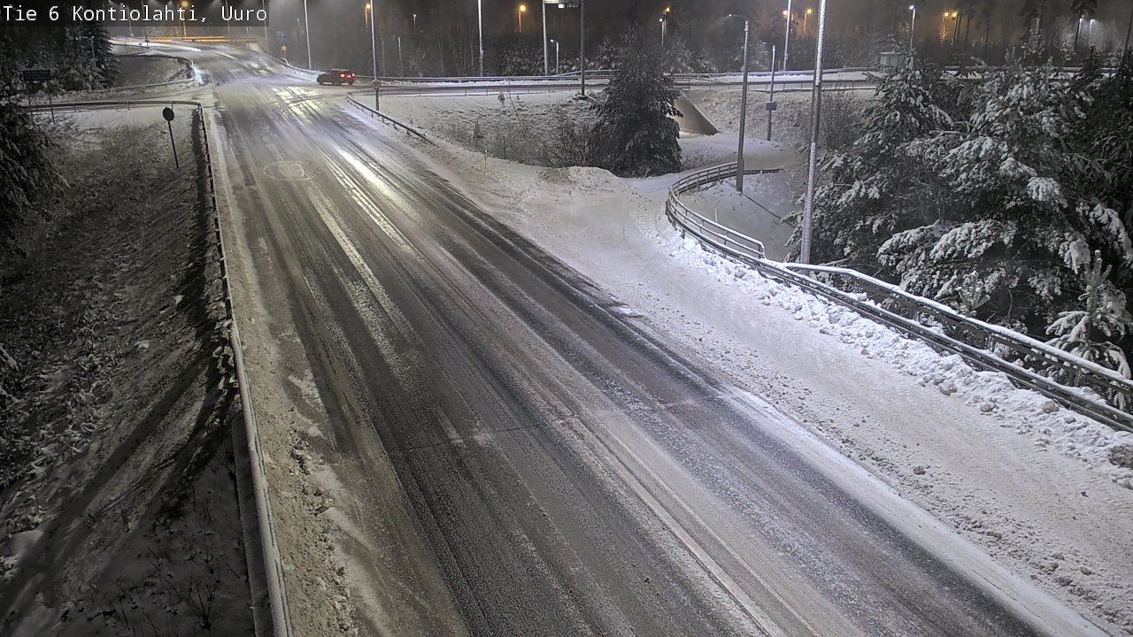 Weather Camera Image Väg 6 Kontiolax, Uuro, Kontiolahti, Pohjois-Karjala