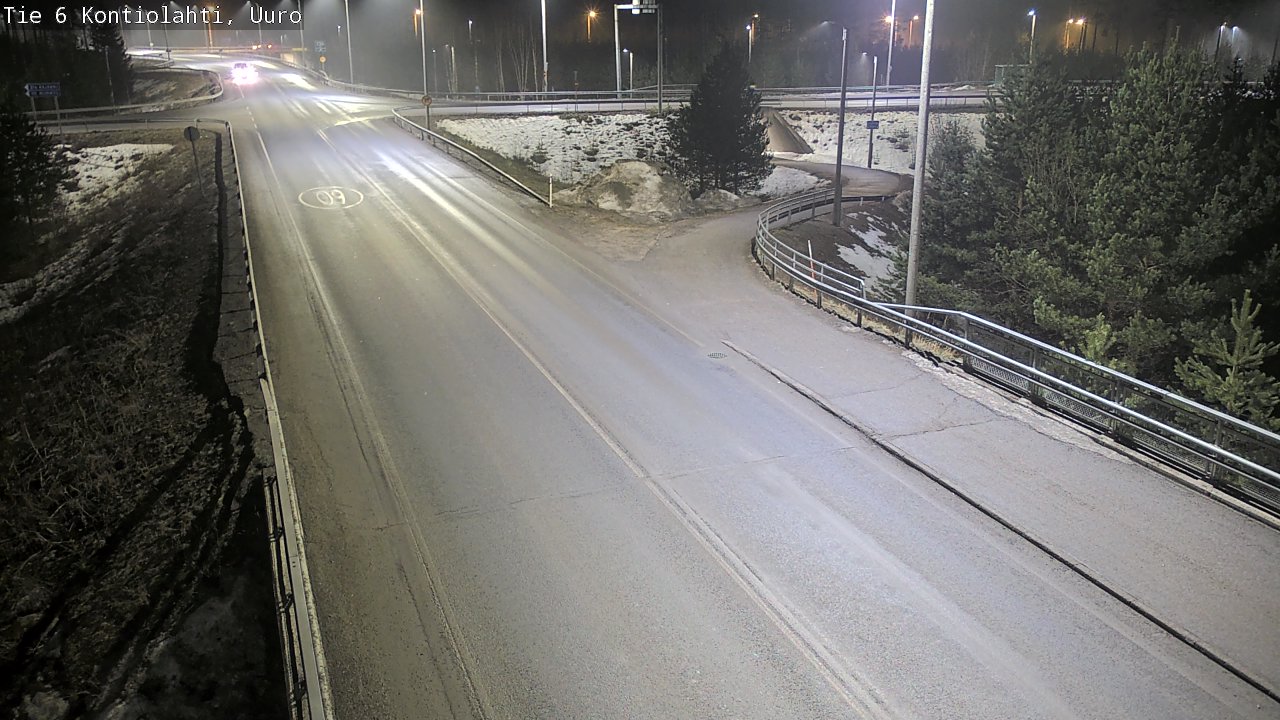Weather Camera Image Väg 6 Kontiolax, Uuro, Kontiolahti, Pohjois-Karjala