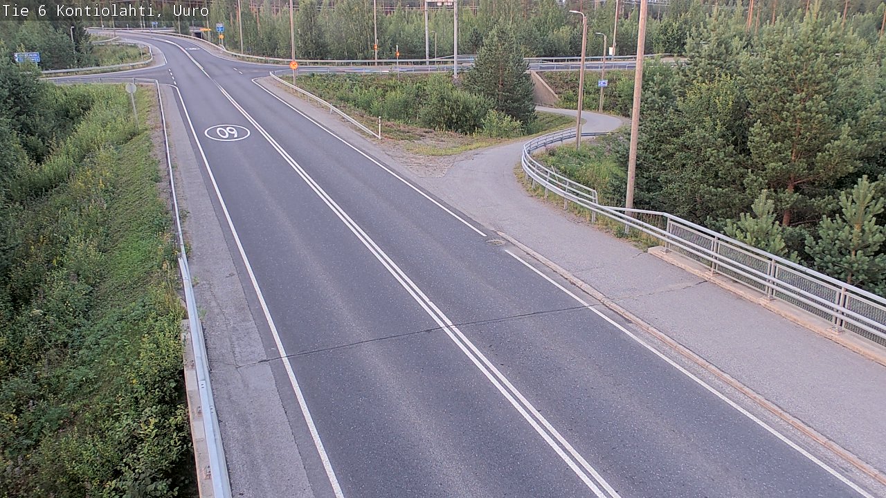 Kelikamerat Kuva Tie 6 Kontiolahti, Uuro, Kontiolahti, Pohjois-Karjala