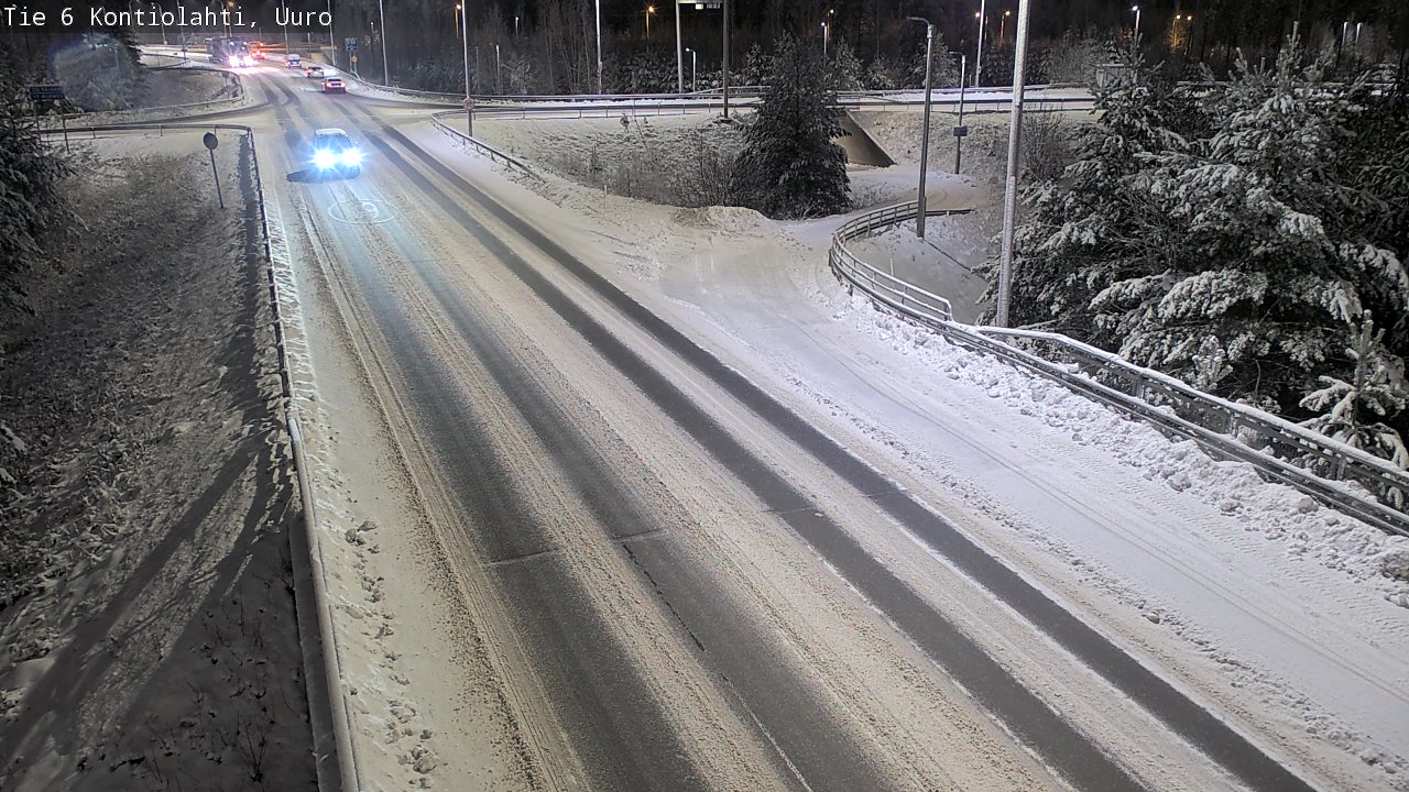 Weather Camera Image Väg 6 Kontiolax, Uuro, Kontiolahti, Pohjois-Karjala