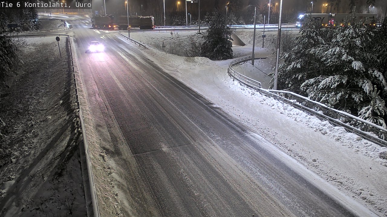 Weather Camera Image Väg 6 Kontiolax, Uuro, Kontiolahti, Pohjois-Karjala