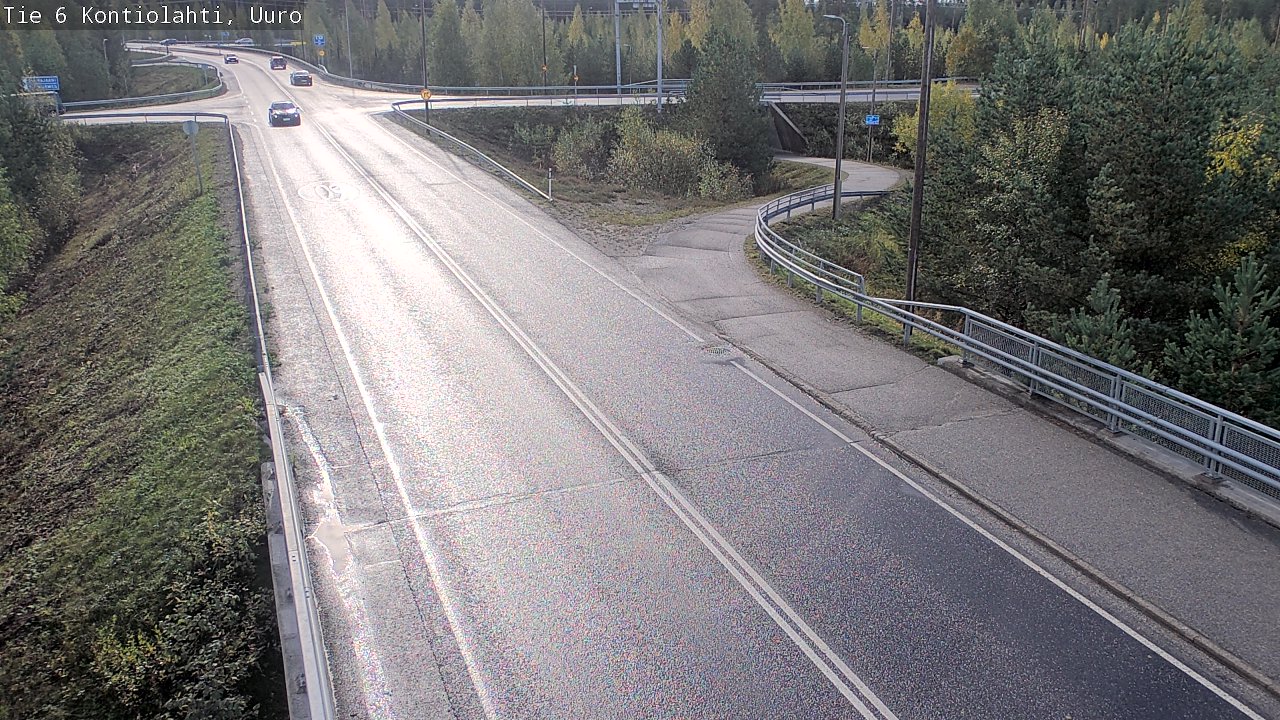 Weather Camera Image Väg 6 Kontiolax, Uuro, Kontiolahti, Pohjois-Karjala