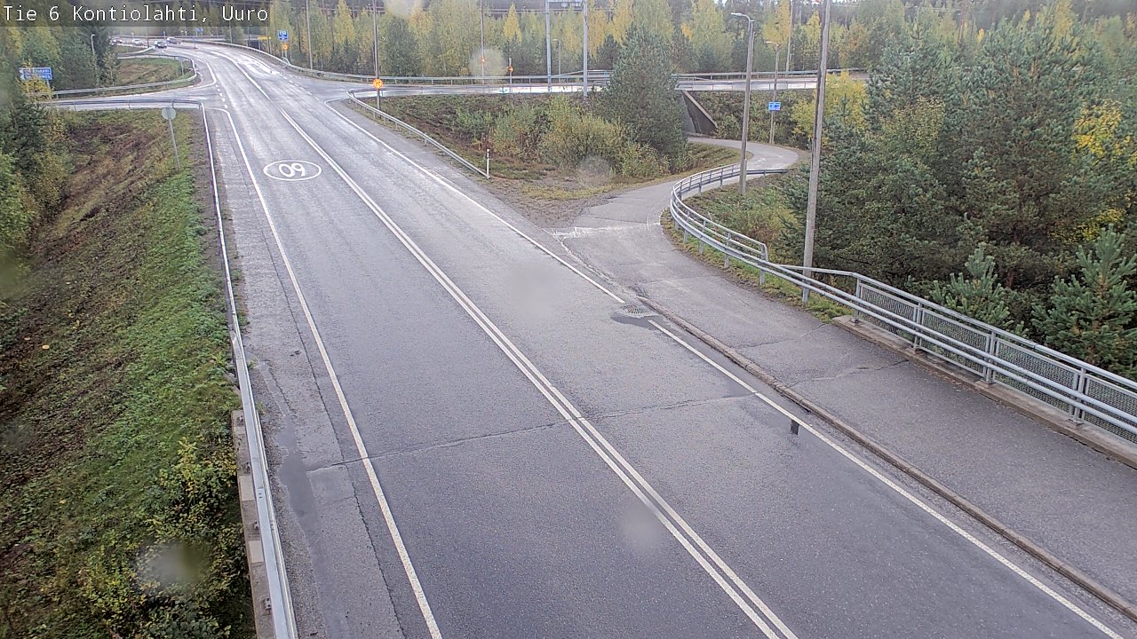 Weather Camera Image Road 6 Kontiolahti, Uuro, Kontiolahti, Pohjois-Karjala