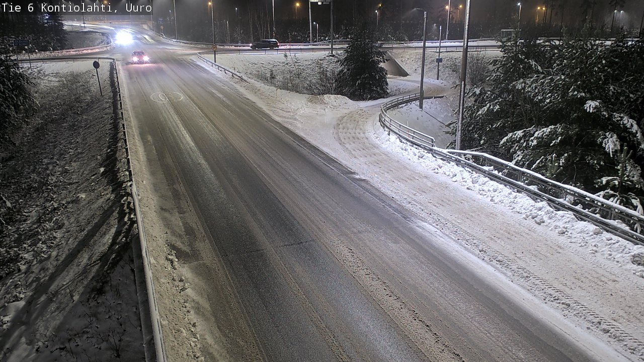 Weather Camera Image Väg 6 Kontiolax, Uuro, Kontiolahti, Pohjois-Karjala