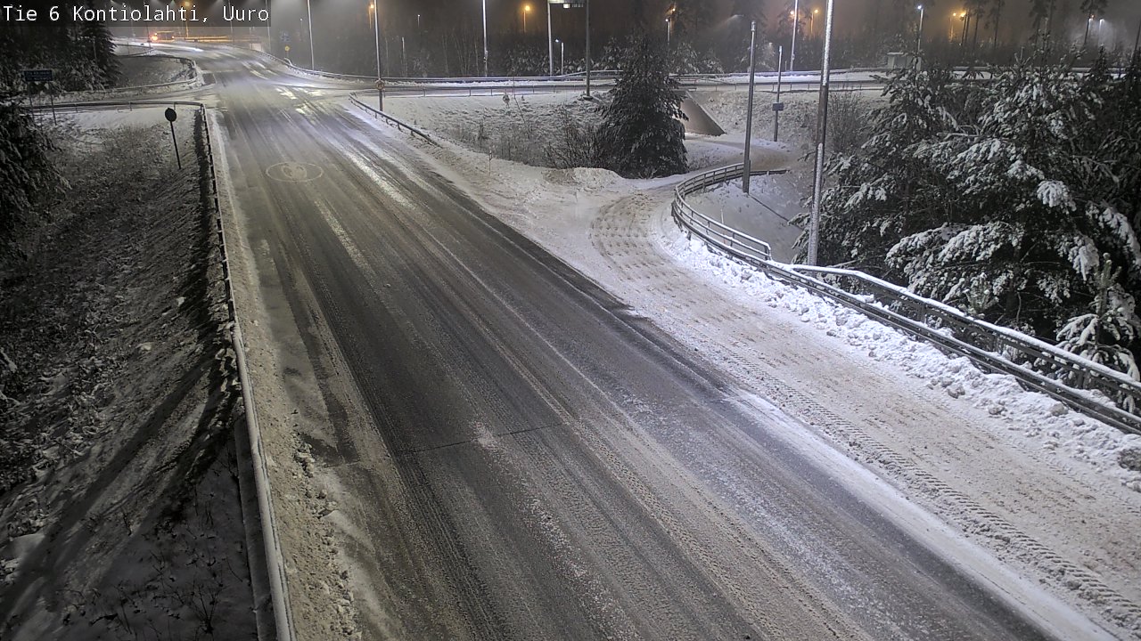 Weather Camera Image Väg 6 Kontiolax, Uuro, Kontiolahti, Pohjois-Karjala