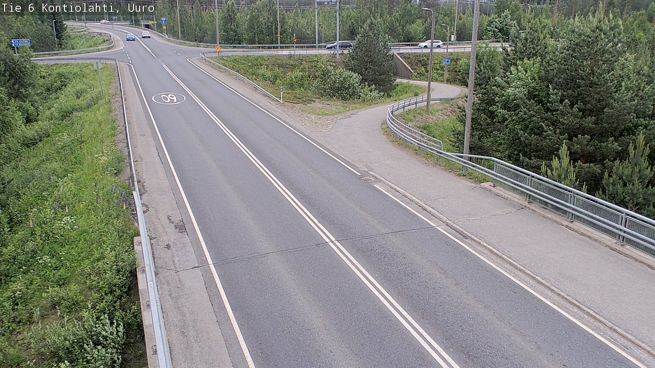 Kelikamerat Kuva Tie 6 Kontiolahti, Uuro, Kontiolahti, Pohjois-Karjala
