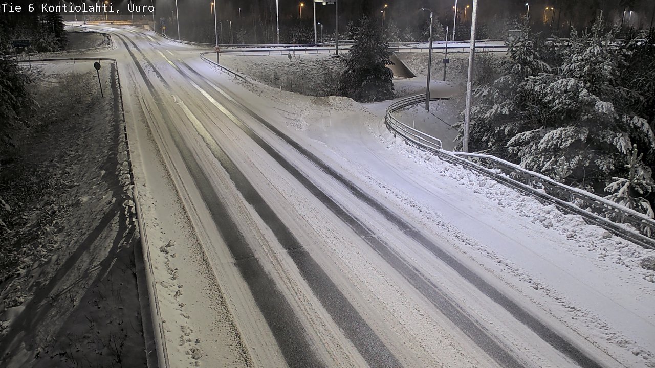 Weather Camera Image Väg 6 Kontiolax, Uuro, Kontiolahti, Pohjois-Karjala