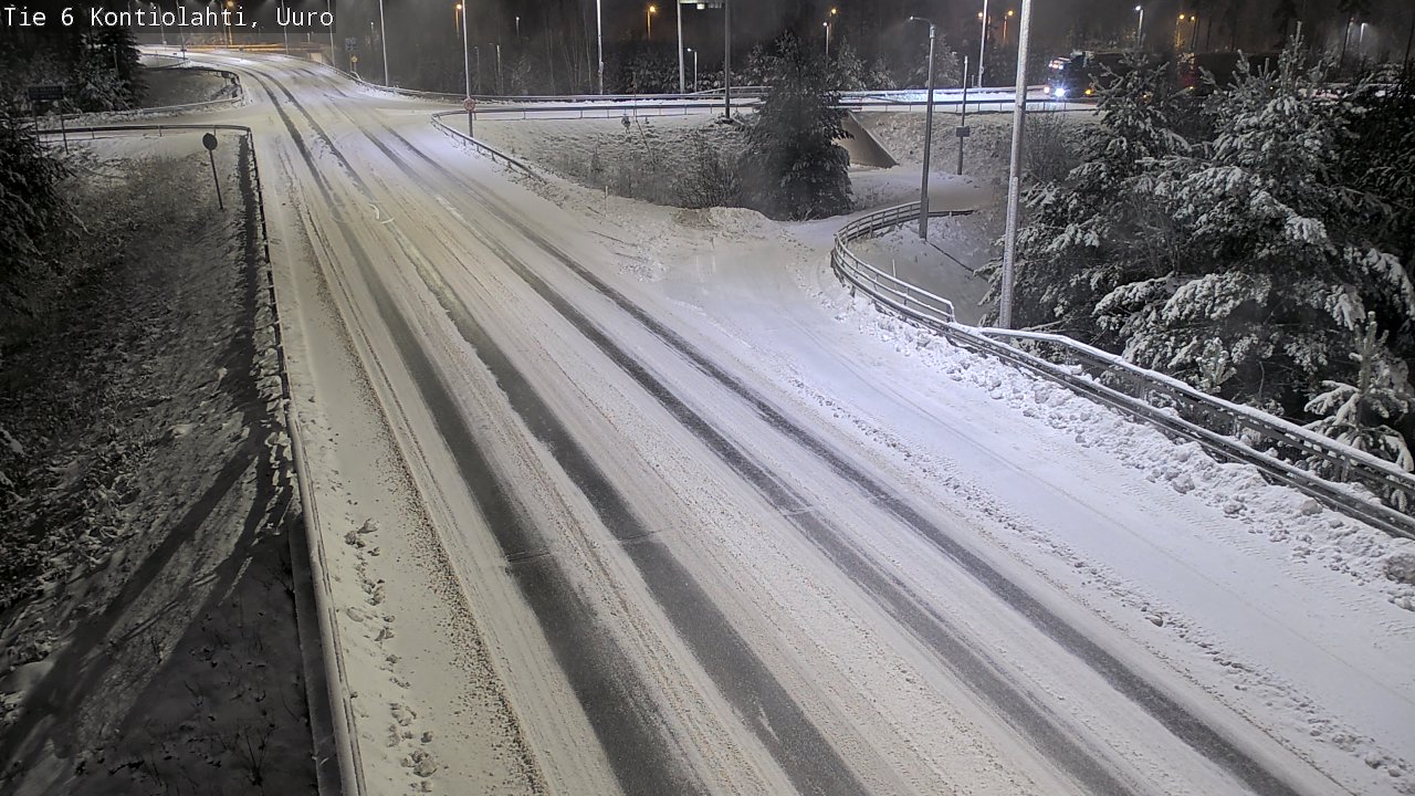 Weather Camera Image Väg 6 Kontiolax, Uuro, Kontiolahti, Pohjois-Karjala