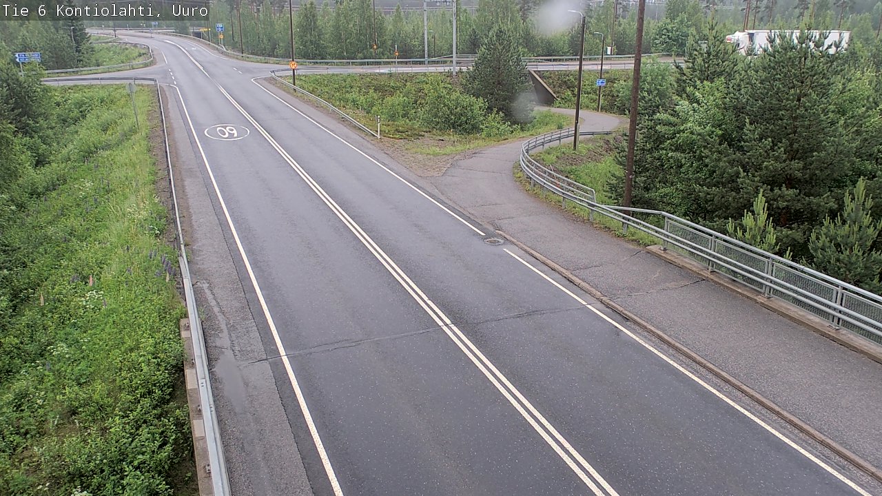 Kelikamerat Kuva Tie 6 Kontiolahti, Uuro, Kontiolahti, Pohjois-Karjala