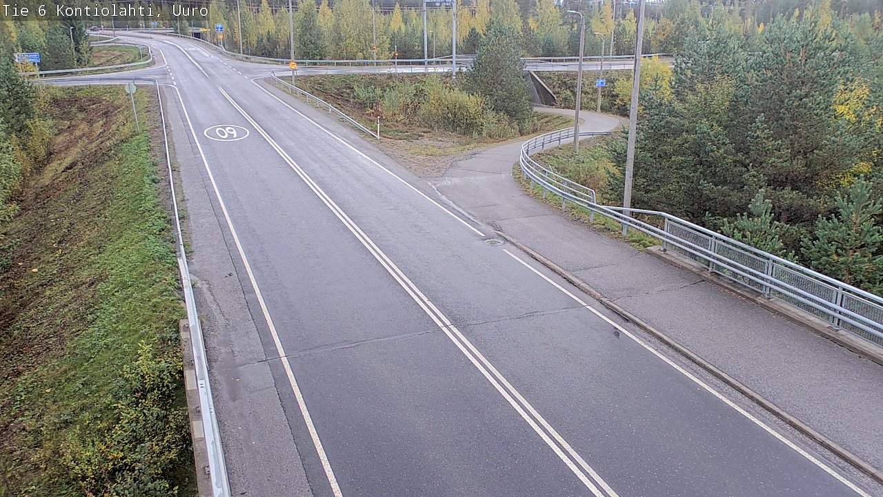 Weather Camera Image Road 6 Kontiolahti, Uuro, Kontiolahti, Pohjois-Karjala