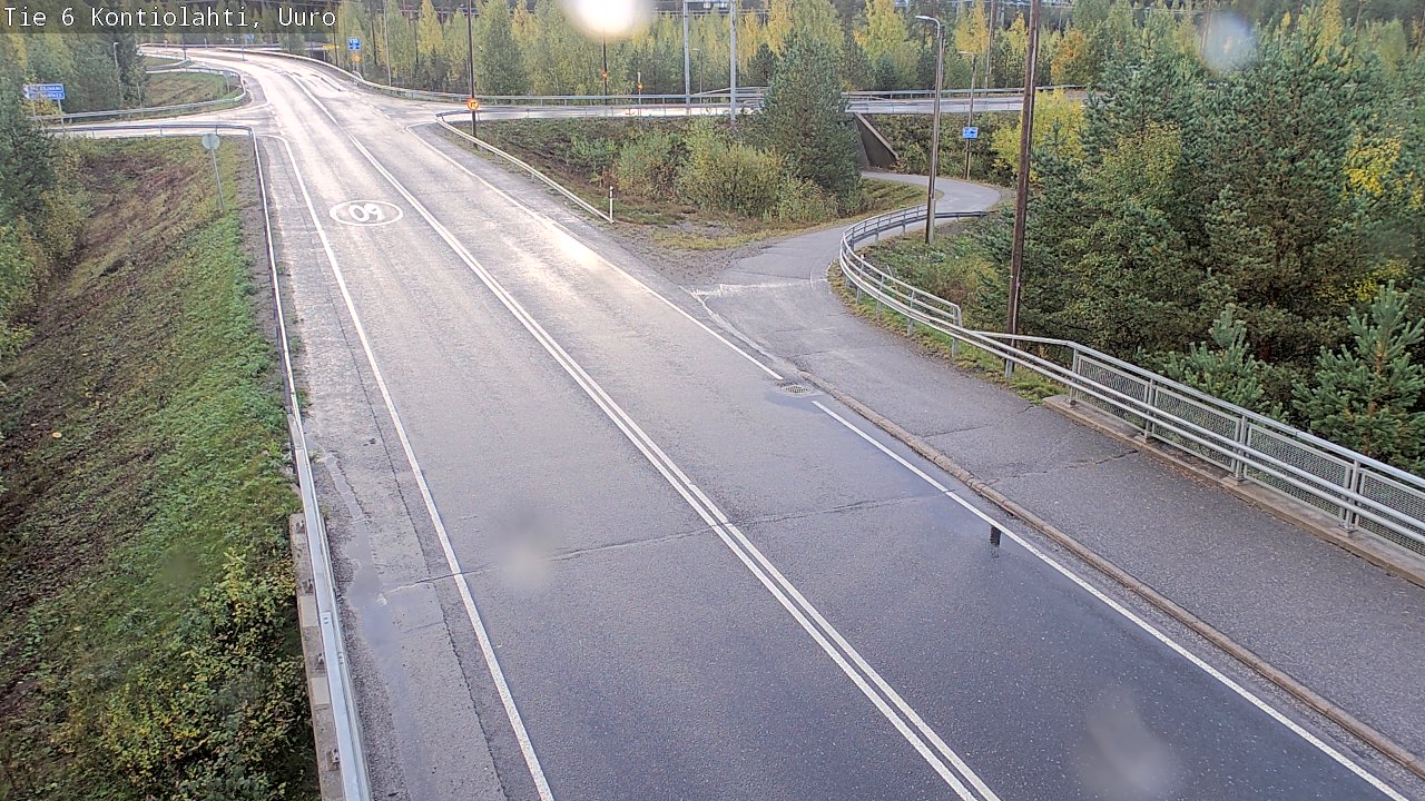 Weather Camera Image Road 6 Kontiolahti, Uuro, Kontiolahti, Pohjois-Karjala