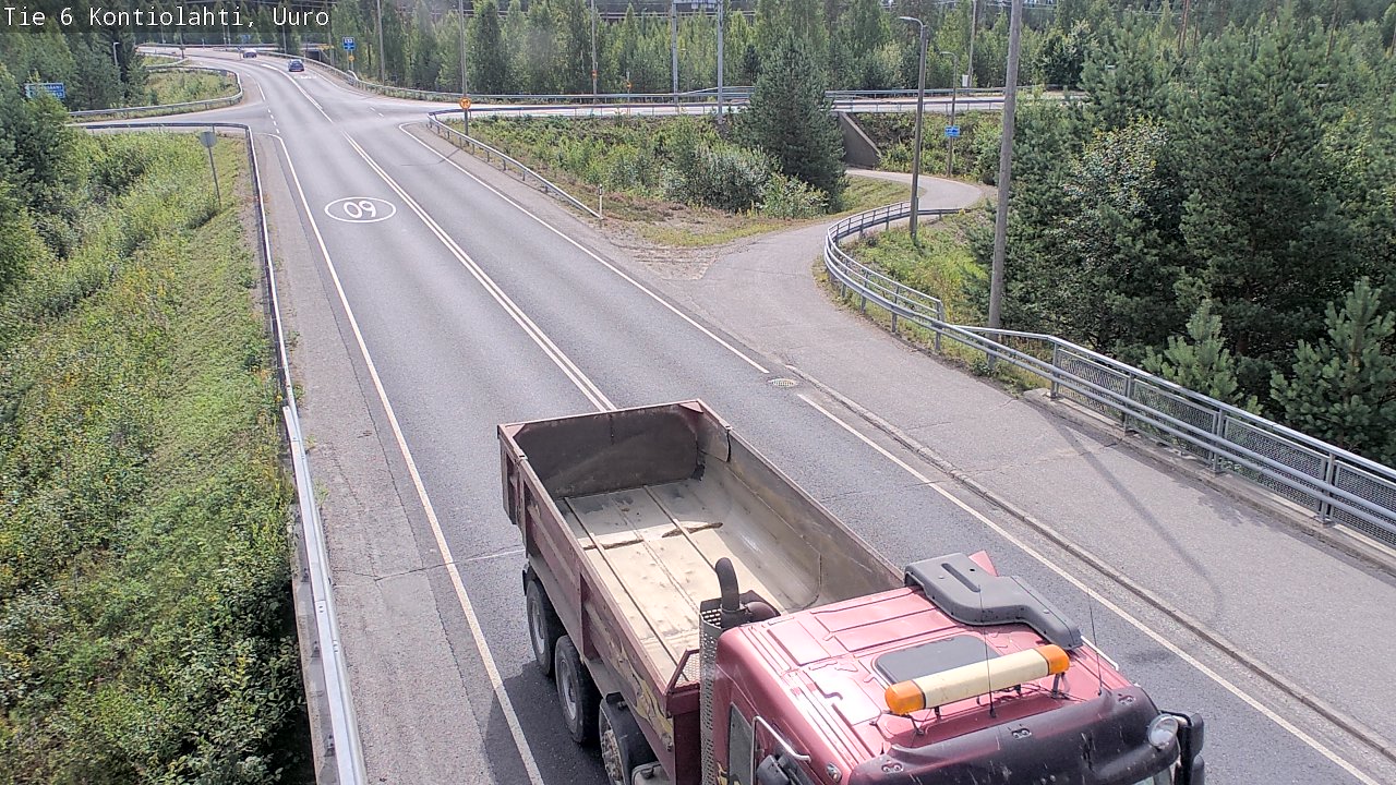 Weather Camera Image Road 6 Kontiolahti, Uuro, Kontiolahti, Pohjois-Karjala