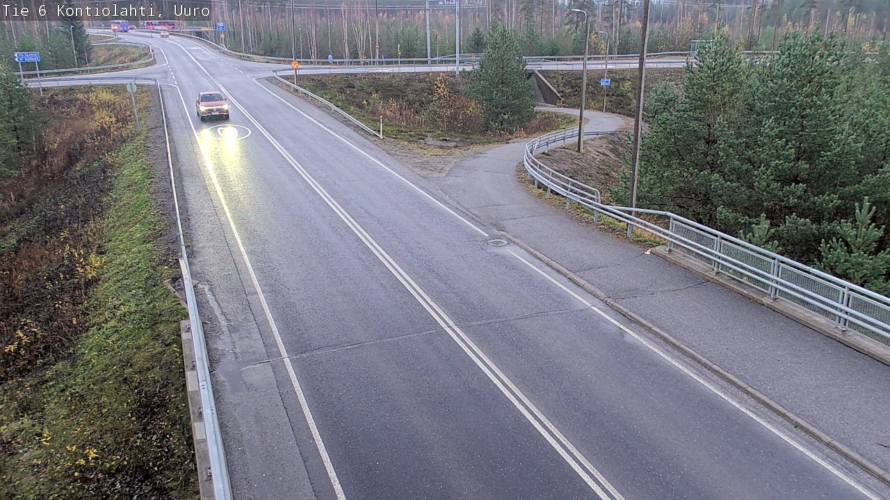 Kelikamerat Kuva Tie 6 Kontiolahti, Uuro, Kontiolahti, Pohjois-Karjala