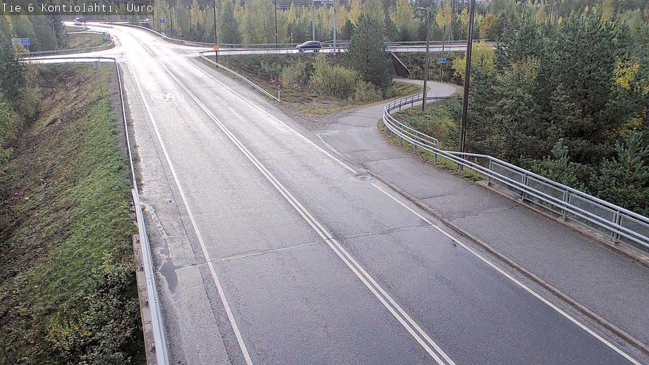 Weather Camera Image Road 6 Kontiolahti, Uuro, Kontiolahti, Pohjois-Karjala