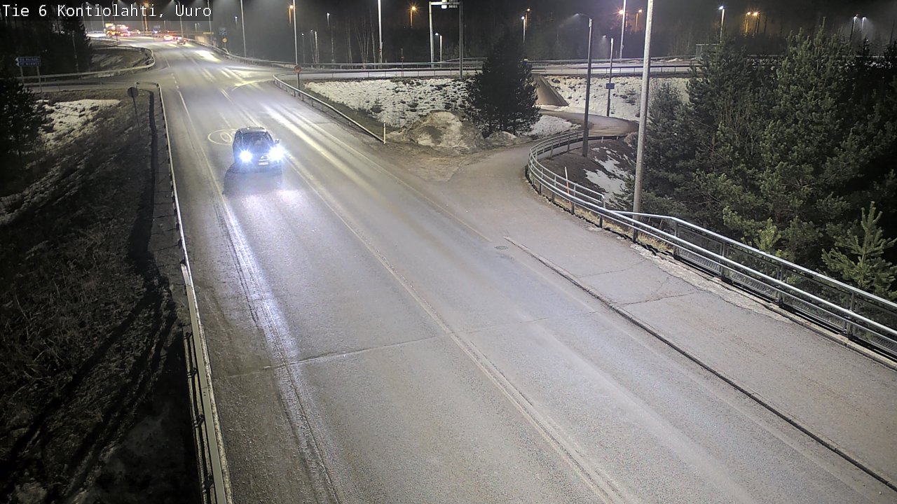 Weather Camera Image Väg 6 Kontiolax, Uuro, Kontiolahti, Pohjois-Karjala