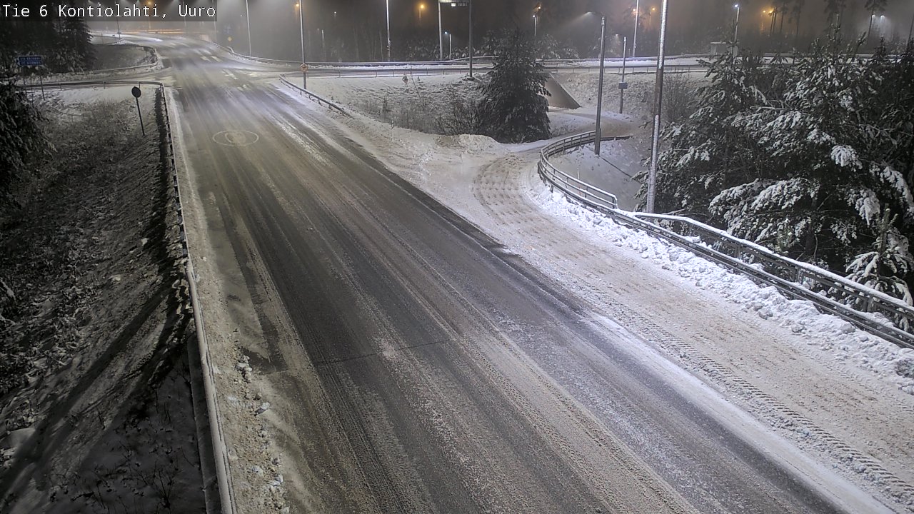 Weather Camera Image Väg 6 Kontiolax, Uuro, Kontiolahti, Pohjois-Karjala