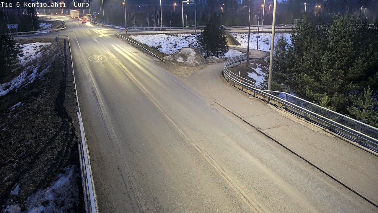 Weather Camera Image Väg 6 Kontiolax, Uuro, Kontiolahti, Pohjois-Karjala