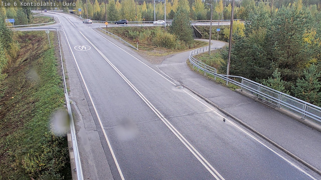 Weather Camera Image Road 6 Kontiolahti, Uuro, Kontiolahti, Pohjois-Karjala
