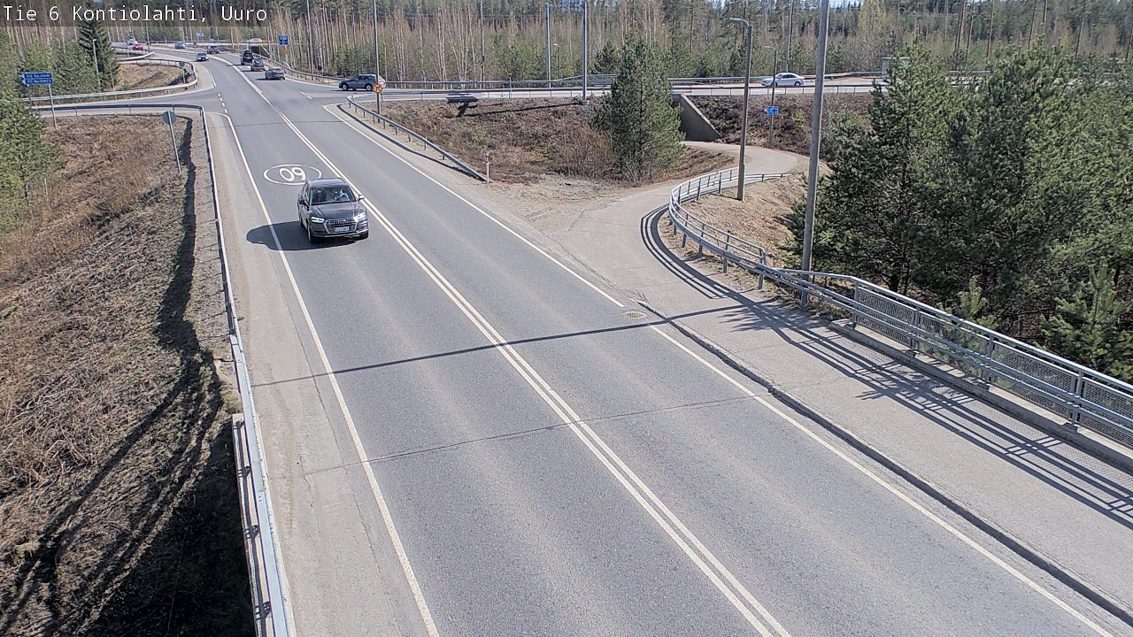 Kelikamerat Kuva Tie 6 Kontiolahti, Uuro, Kontiolahti, Pohjois-Karjala