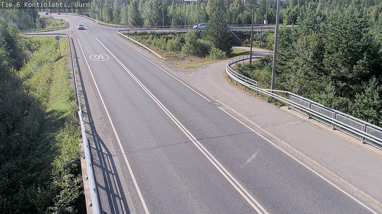 Weather Camera Image Road 6 Kontiolahti, Uuro, Kontiolahti, Pohjois-Karjala