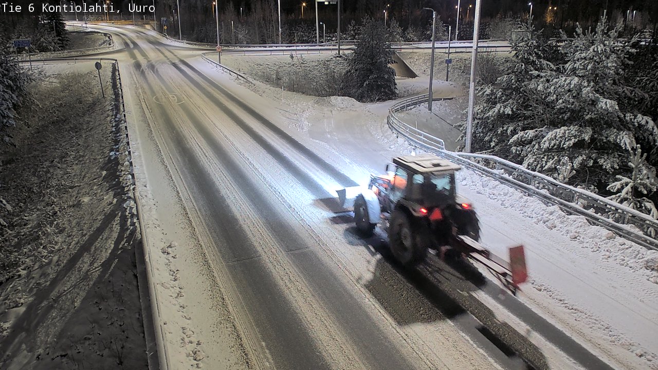Weather Camera Image Väg 6 Kontiolax, Uuro, Kontiolahti, Pohjois-Karjala