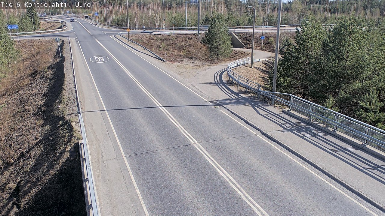 Kelikamerat Kuva Tie 6 Kontiolahti, Uuro, Kontiolahti, Pohjois-Karjala
