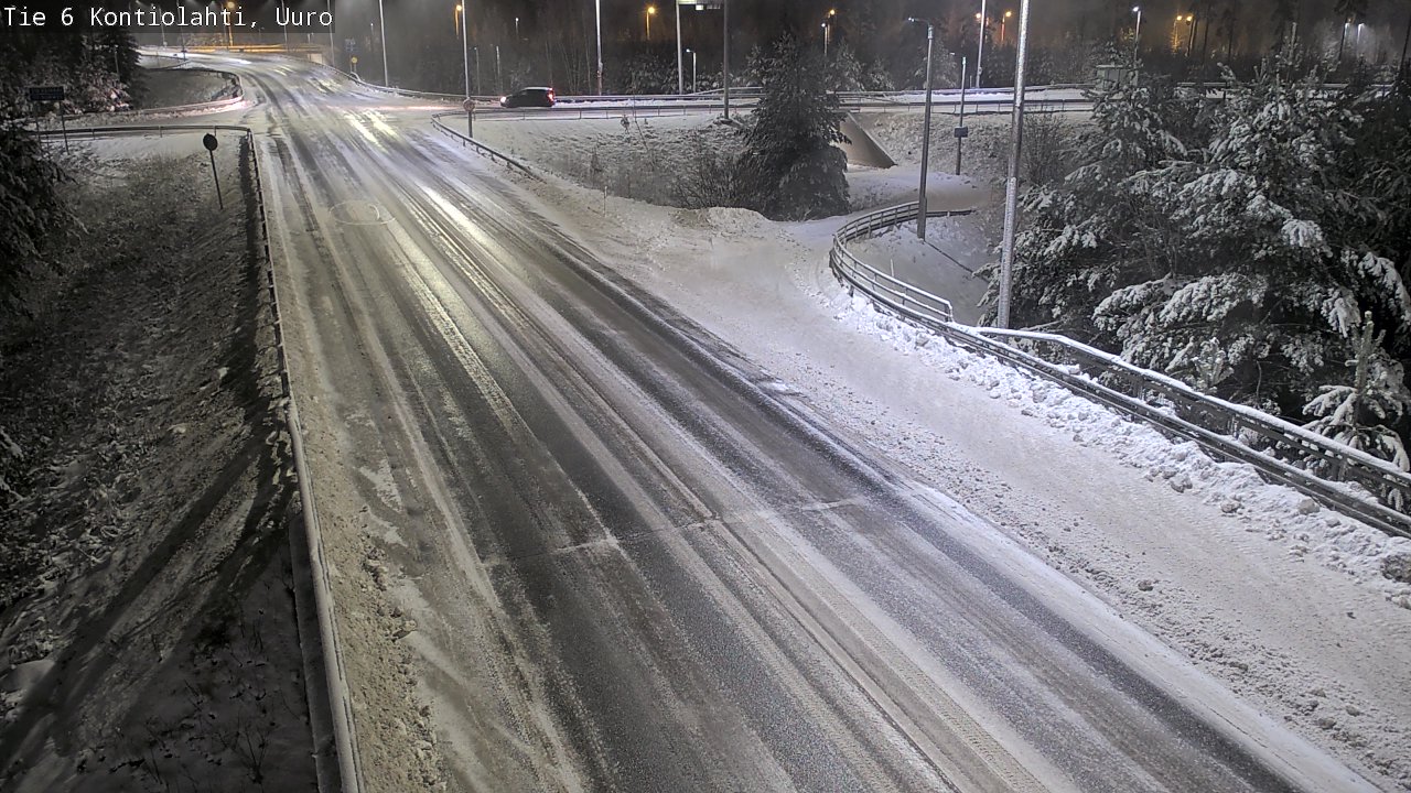 Weather Camera Image Väg 6 Kontiolax, Uuro, Kontiolahti, Pohjois-Karjala