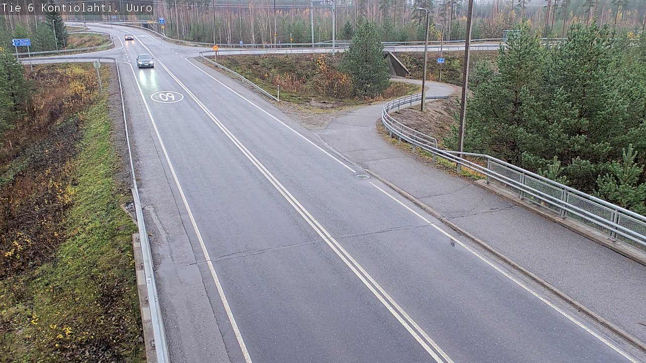 Kelikamerat Kuva Tie 6 Kontiolahti, Uuro, Kontiolahti, Pohjois-Karjala