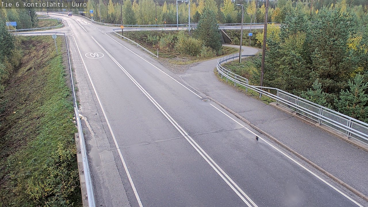 Weather Camera Image Road 6 Kontiolahti, Uuro, Kontiolahti, Pohjois-Karjala