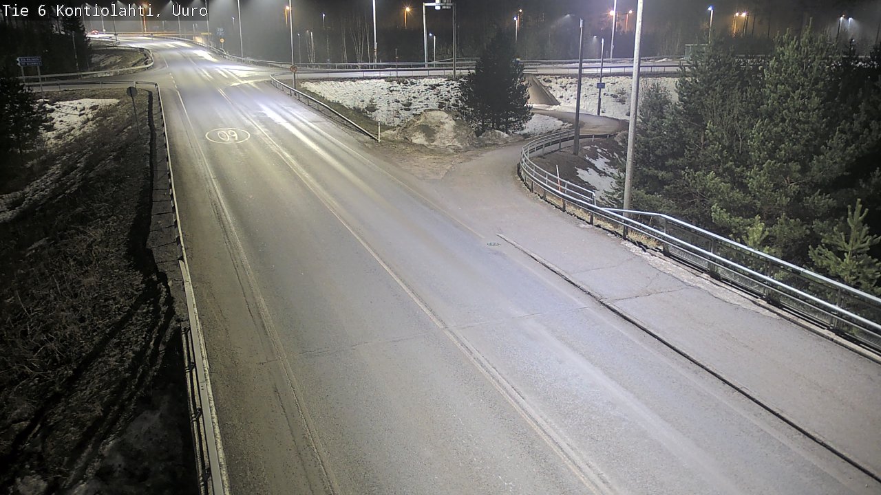 Weather Camera Image Väg 6 Kontiolax, Uuro, Kontiolahti, Pohjois-Karjala