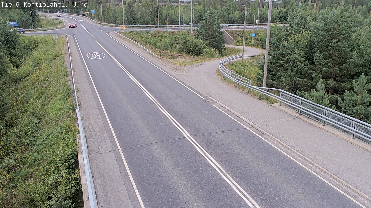 Weather Camera Image Road 6 Kontiolahti, Uuro, Kontiolahti, Pohjois-Karjala