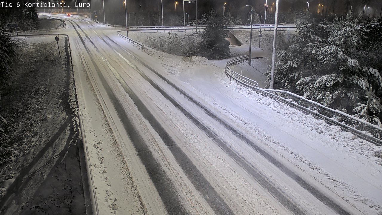 Weather Camera Image Väg 6 Kontiolax, Uuro, Kontiolahti, Pohjois-Karjala