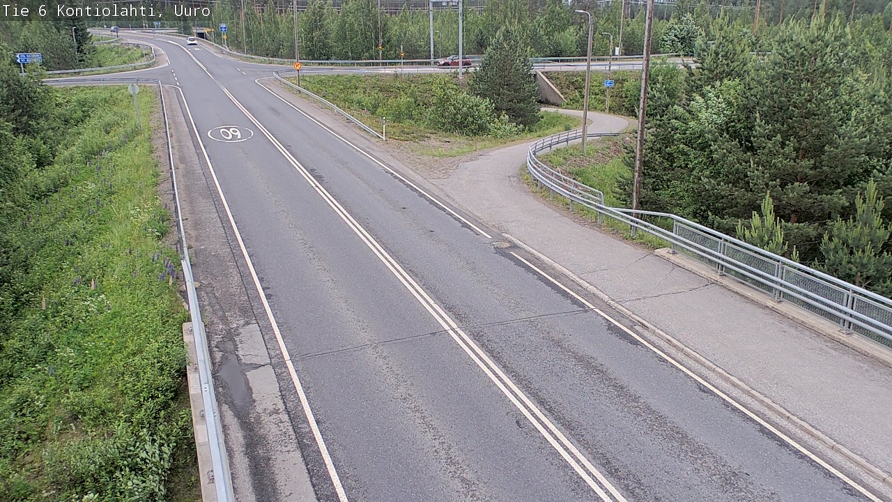 Weather Camera Image Väg 6 Kontiolax, Uuro, Kontiolahti, Pohjois-Karjala