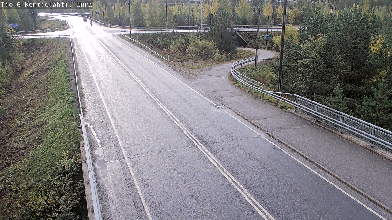Weather Camera Image Väg 6 Kontiolax, Uuro, Kontiolahti, Pohjois-Karjala
