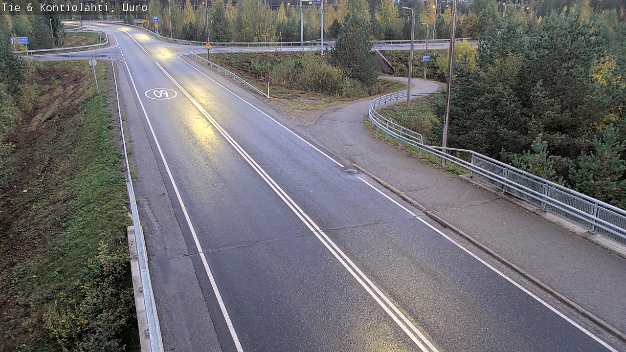 Weather Camera Image Road 6 Kontiolahti, Uuro, Kontiolahti, Pohjois-Karjala
