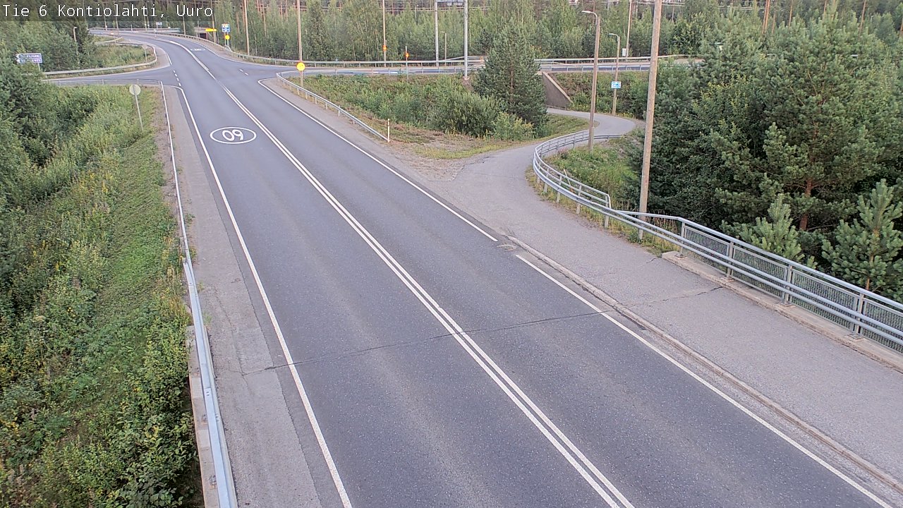 Kelikamerat Kuva Tie 6 Kontiolahti, Uuro, Kontiolahti, Pohjois-Karjala