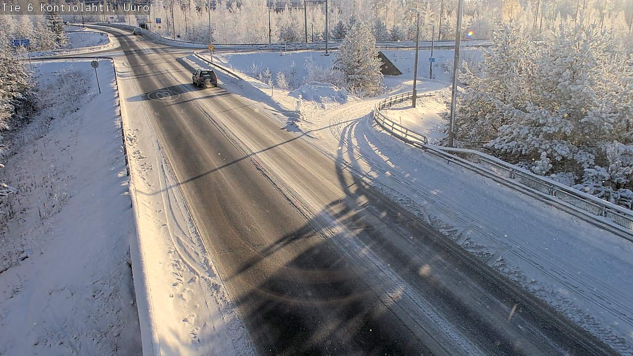 Weather Camera Image Road 6 Kontiolahti, Uuro, Kontiolahti, Pohjois-Karjala