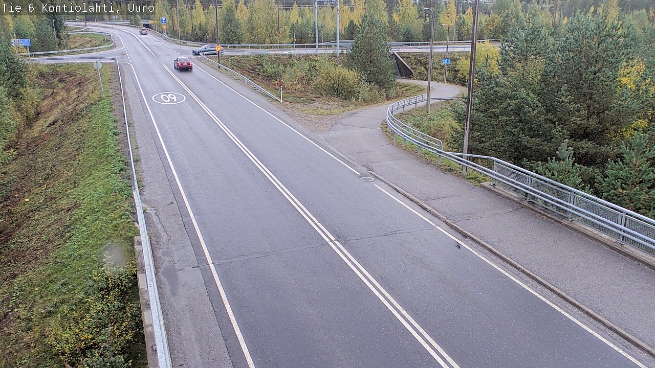 Weather Camera Image Road 6 Kontiolahti, Uuro, Kontiolahti, Pohjois-Karjala