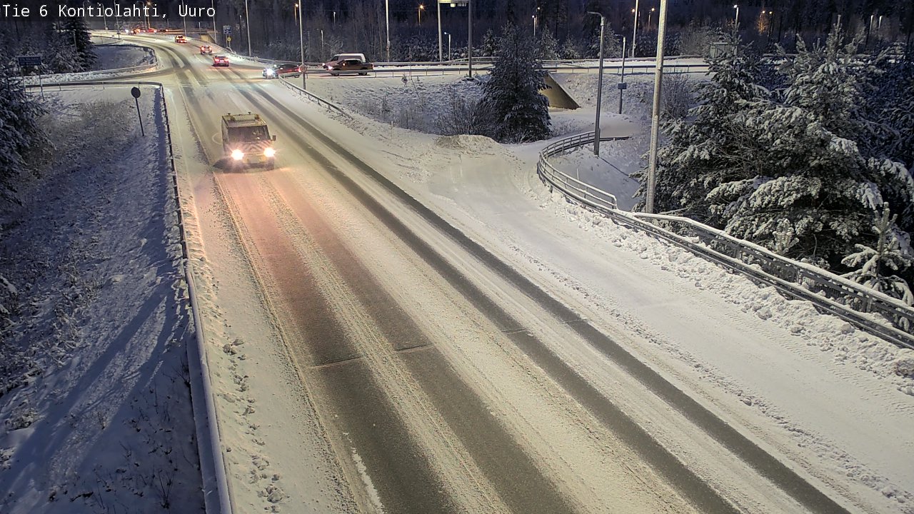 Weather Camera Image Väg 6 Kontiolax, Uuro, Kontiolahti, Pohjois-Karjala