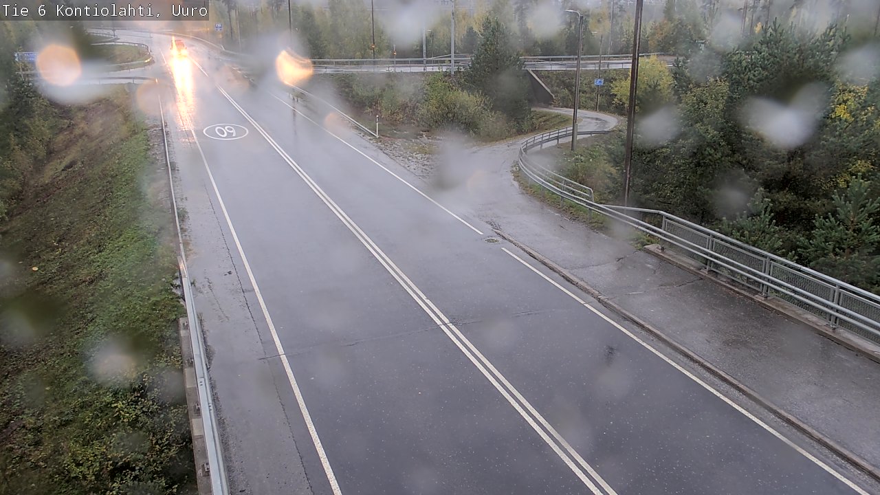 Weather Camera Image Road 6 Kontiolahti, Uuro, Kontiolahti, Pohjois-Karjala