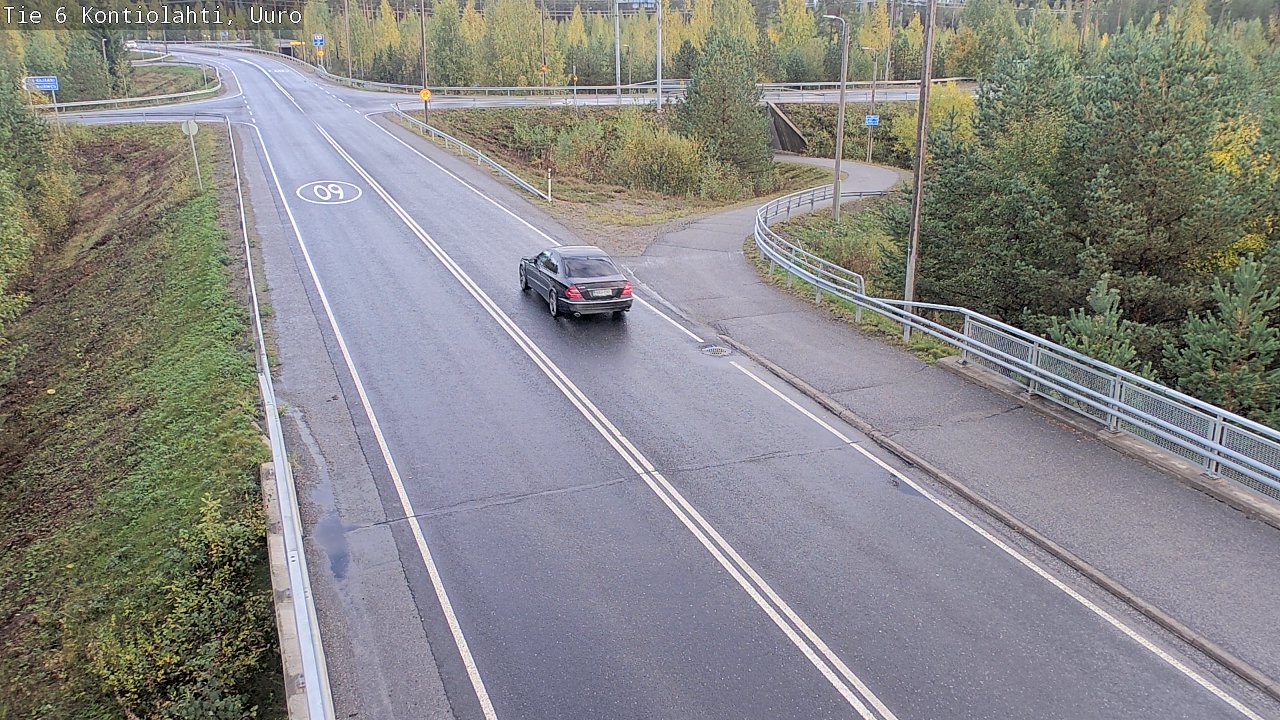Weather Camera Image Road 6 Kontiolahti, Uuro, Kontiolahti, Pohjois-Karjala