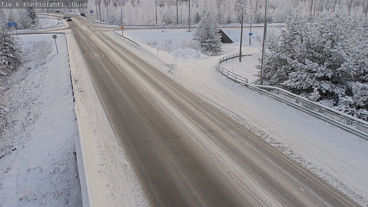 Weather Camera Image Väg 6 Kontiolax, Uuro, Kontiolahti, Pohjois-Karjala