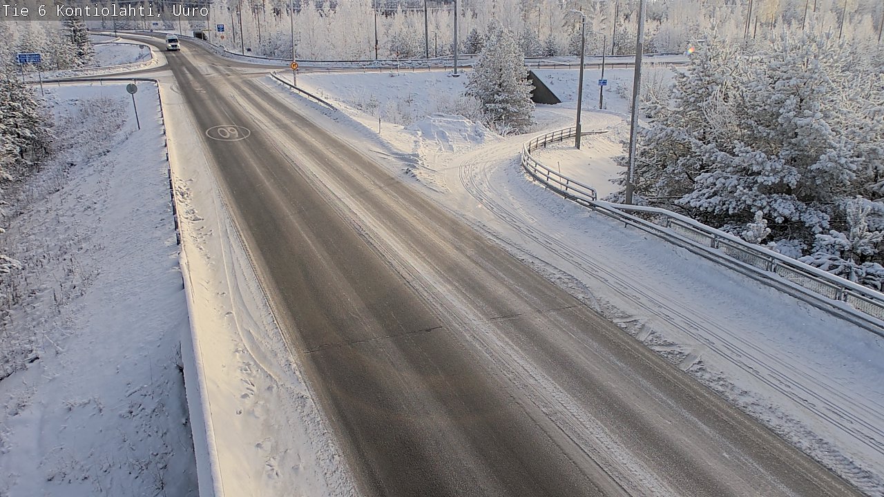 Weather Camera Image Road 6 Kontiolahti, Uuro, Kontiolahti, Pohjois-Karjala